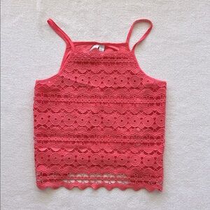 Forever New Coral Lace Camisole